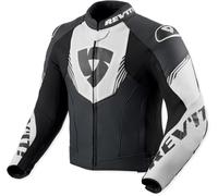 REV'IT! Veste en cuir perforé Argon 3 Taille 46 Noir/Blanc