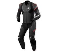 REV'IT! Combinaison moto cuir 2 pièces Beta 2 Perforée Noir/Gris Taille 50 Homme