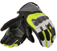 Revit Blaze Gants de moto, noir-gris-jaune, taille 3XL pour homme