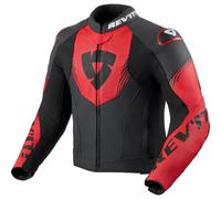 REV'IT! Veste en cuir Argon 3 perforée Noir Taille 50 Homme