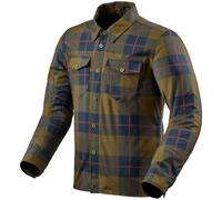 Revit Bison 2 H2O Chemise moto, bleu-brun, taille L pour homme