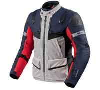 Revit Defender 3 GTX Veste textile de moto, rouge-bleu, taille S pour homme