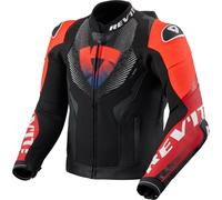 Revit Hyperspeed 3 Pro, veste en cuir/textile 52 Noir/Rouge Noir/Rouge