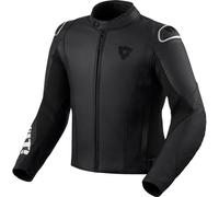 REV'IT! Veste moto Quadratic – cuir perforé – Noir/Blanc Taille 54 Homme