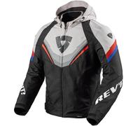 Revit Quantum 3 H2O Veste textile de moto imperméable, noir-gris, taille 3XL pour homme