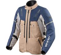REV'IT! Veste textile Sand 5 H2O - Imperméable - Taille M Homme - Beige/Bleu