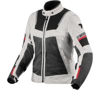 REV'IT! Veste moto textile Tornado 4 H2O - imperméable Femme Noir/Argent Taille 44
