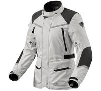 Revit Voltiac 3 H2O Veste textile de moto pour dames, noir-argent, taille 40 pour femmes