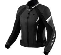 Revit Xena 4, veste en cuir perforé femmes 42 Noir/Blanc Noir/Blanc