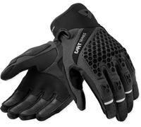 REV'IT! Gants moto Caliber 2 – été – Noir/Gris – Homme Taille S