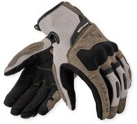Revit Cavern Gants de moto pour femmes, noir-beige, taille L