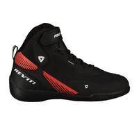 Revit G-Force 2 H2O Neon chaussures de moto imperméables, noir/rouge, Taille 44