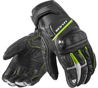 Revit Chicane Gants de moto, noir-jaune, taille XS pour homme