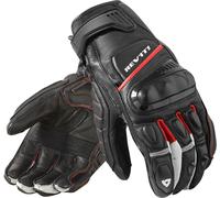 Revit Chicane Gants de moto, noir/rouge, Taille 3XL