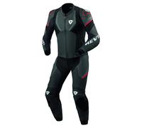 REV'IT! Combinaison moto cuir 2 pièces Beta 2 Perforée Noir/Gris Taille 50 Homme