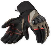 Revit Combustion Gants de moto, noir/marron, Taille XL