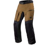 Revit Continent 2, pantalon textile unisexe Court XL Marron/Noir Marron/Noir