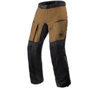 Revit Continent 2 Pantalons de motocross, noir/marron, Taille Short 2XL
