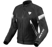 Revit Control Air H2O imperméable à l’eau dames moto textile veste, Noir/Blanc, Taille 46