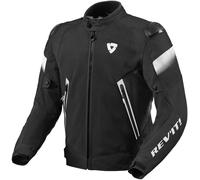 Revit Control Air H2O veste textile de moto imperméable, Noir/Blanc, Taille XL