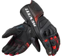 Revit Control Gants de moto, noir-rouge, taille 3XL pour homme