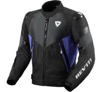 Revit Control H2O Blouson textile de moto, noir-bleu, taille 3XL pour homme