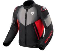 Revit Control H2O, veste textile imperméable M Noir/Rouge/Gris Noir/Rouge/Gris
