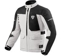Revit Convergent H2O, veste textile imperméable XL Gris Clair/Noir Gris Clair/Noir