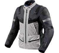 Revit Defender 3 GTX Veste textile de moto, noir-gris-argent, taille XL pour homme