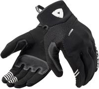 Revit Endo Gants de moto, Noir/Blanc, Taille XL