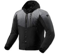 Revit Epsilon H2O Veste textile de moto imperméable, noir-gris, taille M pour homme