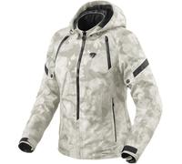 Revit Flare 3 H2O imperméable dames moto textile veste, Gris clair, Taille 40
