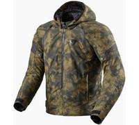 Revit Flare 3 H2O Veste textile de moto imperméable, Vert/camouflage, Taille 3XL