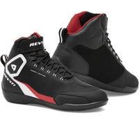 Revit G-Force H2O Chaussures de moto imperméables à l’eau, noir-blanc-rouge, taille 45 pour homme