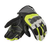 Revit Blaze Gants de moto, noir/gris/néon jaune, Taille 3XL