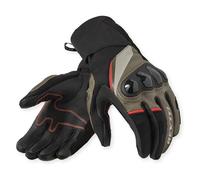 Revit Combustion Gants de moto, noir/marron, Taille S