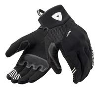 Revit Endo Gants de moto, noir-blanc, taille 2XL pour homme