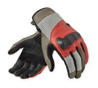 Revit Lewisville Gants de moto, Sable/Rouge, Taille XL