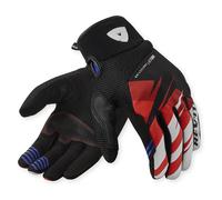 Revit Surge Gants de moto, noir/rouge, Taille 3XL