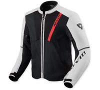 Revit GT-R 4 Air Veste textile moto, Noir/Blanc, Taille L