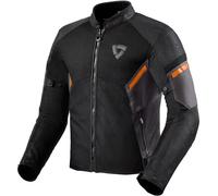 Revit GT-R Air 3 Veste textile de moto, noir/orange, Taille S