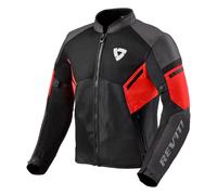 Revit GT-R Air 3 Veste textile de moto, noir-rouge, taille S pour homme