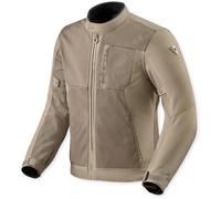 Revit Highcrest H2O Veste textile moto imperméable, beige, taille L pour homme