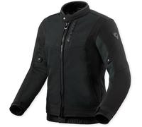Revit Highcrest H2O Veste textile moto pour femmes imperméable, noir, Taille 36