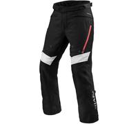 REV'IT! Pantalon moto Horizon 3 H2O - textile imperméable - Noir/Rouge - XL Homme