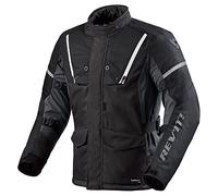 Revit Horizon 3 H2O Veste Textile de Moto (Black/White,L)