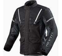 REV'IT! Veste moto Horizon 3 H2O – textile imperméable – Noir/Blanc M (Homme)