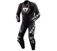 Revit Hyperspeed 3 Combinaison en cuir de moto en une pièce perforée, noir-blanc, taille 50 pour homme