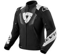 Revit Hyperspeed 3 H2O Veste textile moto imperméable, noir-blanc, taille XL pour homme