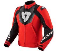 Revit Hyperspeed 3 H2O Veste textile moto imperméable, Rouge/Noir, Taille M